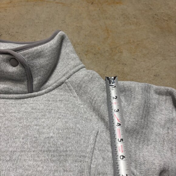 Prana Sweater Womens Medium Gray Fleece Tri Thermal Threads Tunic Outdoors - Picture 7 of 11